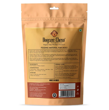 Dogsee Chew Dental Chews With Real Coconut Premium - Mini Pops